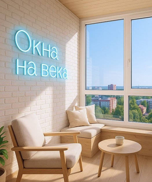 Остекление балконов под ключ в Калуге